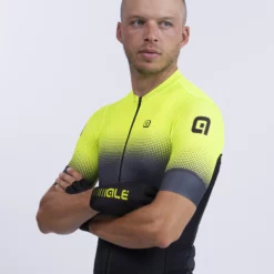 Alé Gradient Radtrikot -Fox Racing Verkaufsladen Al Gradient Jersey Jerseys Fluo Yellow SS22 L22144460 01 0