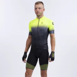 Alé Gradient Radtrikot -Fox Racing Verkaufsladen Al Gradient Jersey Jerseys Fluo Yellow SS22 L22144460 01 5