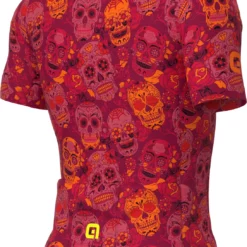 Alé Mexico Skull Cycling Jersey -Fox Racing Verkaufsladen Al Mexico Skull Cycling Jersey Jerseys Bordeaux SS23 AL2055AXS 0