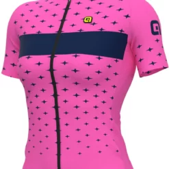 Alé PRR Stars Radtrikot Frauen (kurzarm) -Fox Racing Verkaufsladen Al PRR STARS SS JERSEY Jerseys PINK BLUE AW22 L21147543 01
