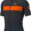 Alé PRR Stars Radtrikot 1 Alé PRR Stars Radtrikot -Fox Racing Verkaufsladen Al PRR Stars Cycling Jersey Jerseys Grey Orange SS21 L21091403 01