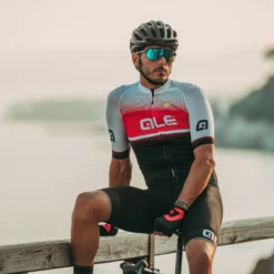 Alé Solid Blend Radtrikot -Fox Racing Verkaufsladen Al Solid Blend Cycling Jersey Jerseys Black Red SS21 L20156423 01 1