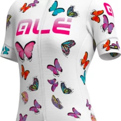 Alé PRR Butterfly Radtrikot Frauen -Fox Racing Verkaufsladen Al Women s PRR Butterfly Cycling Jersey Jerseys White Black SS21 L21169400 01 3