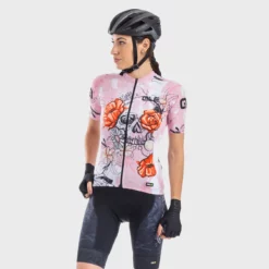 Alé PRR Skull Radtrikot Frauen 10 Alé PRR Skull Radtrikot Frauen -Fox Racing Verkaufsladen Al Women s PRR Skull Cycling Jersey Jerseys Pink SS21 L21104543 01 0