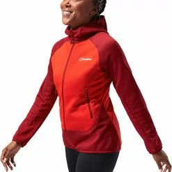 Berghaus Women's Heuberg Hoody -Fox Racing Verkaufsladen Berghaus Women s Heuberg Hoody Fleeces Poinciana Red Dahlia SS23 4A001378JB3UK 8 1