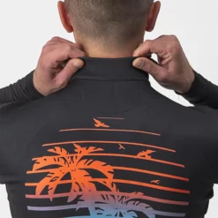 Castelli Hollywood Radtrikot (langarm) -Fox Racing Verkaufsladen Castelli Hollywood Long Sleeve Cycling Jersey Jerseys Hollywood Black AW21 CS4300092B040102 4