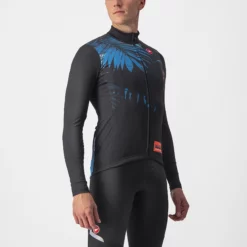 Castelli Hollywood Radtrikot (langarm) -Fox Racing Verkaufsladen Castelli Hollywood Long Sleeve Cycling Jersey Jerseys Miami Black AW21 CS4300092B040073 0