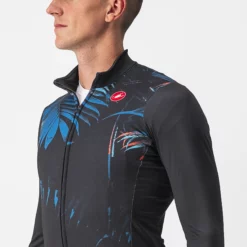 Castelli Hollywood Radtrikot (langarm) -Fox Racing Verkaufsladen Castelli Hollywood Long Sleeve Cycling Jersey Jerseys Miami Black AW21 CS4300092B040073 1