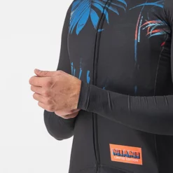 Castelli Hollywood Radtrikot (langarm) -Fox Racing Verkaufsladen Castelli Hollywood Long Sleeve Cycling Jersey Jerseys Miami Black AW21 CS4300092B040073 2