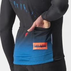 Castelli Hollywood Radtrikot (langarm) -Fox Racing Verkaufsladen Castelli Hollywood Long Sleeve Cycling Jersey Jerseys Miami Black AW21 CS4300092B040073 3