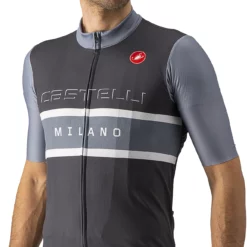 Castelli Milano Radtrikot (limitierte Auflage) -Fox Racing Verkaufsladen Castelli Milano Jersey Limited Edition Jerseys Dark Grey Grey SS21 CS4300412A532061