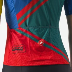Castelli Women's Club Sport Competizione Jersey -Fox Racing Verkaufsladen Castelli Women s Club Sport Competizione Jersey Jerseys Green Red Blue Yello SS22 4
