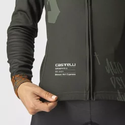 Castelli Graffiti Thermo Radtrikot Frauen (langarm) -Fox Racing Verkaufsladen Castelli Women s Graffiti Thermal Long Sleeve Cycling Jerse Jerseys Street Art Cypress AW21 1