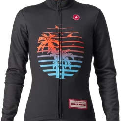 Castelli Women's Hollywood Long Sleeve Cycling Jersey -Fox Racing Verkaufsladen Castelli Women s Hollywood Long Sleeve Cycling Jersey Jerseys Hollywood Black AW21 5