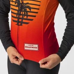 Castelli Women's Hollywood Long Sleeve Cycling Jersey -Fox Racing Verkaufsladen Castelli Women s Hollywood Long Sleeve Cycling Jersey Jerseys Hollywood Sunset AW21 3