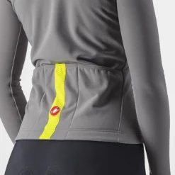 Castelli Tutto Nano ROS Radtrikot Frauen 12 Castelli Tutto Nano ROS Radtrikot Frauen -Fox Racing Verkaufsladen Castelli Women s Tutto Nano ROS Jersey Jerseys Nickel Grey Yellow F AW22 CS205590641 3