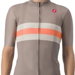 Castelli Women's Velocissima Squadra Jersey -Fox Racing Verkaufsladen Castelli Women s Velocissima Squadra Jersey Jerseys Coca Coral Grey SS22 CS4300414B391021 3