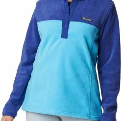 Columbia Women's Benton Springs 1/2 Snap Pullover Fleece -Fox Racing Verkaufsladen Columbia Women s Benton Springs 1 2 Snap Pullover Fleece Fleeces Blue Chill SS23 1860991422XS