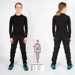 Endura BaaBaa Blend Funktionsshirt Frauen (Baselayer, Langarm) -Fox Racing Verkaufsladen E6165BK Size XS