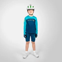 Endura Kid's MT500Jr Long Sleeve Cycling Jersey -Fox Racing Verkaufsladen Endura Kid s MT500Jr Long Sleeve Cycling Jersey Jerseys Blueberry SS23 E7157BB K7 1