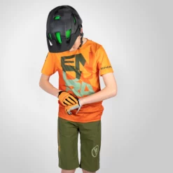 Endura Kids Singletrack Core Tee -Fox Racing Verkaufsladen Endura Kids Singletrack Core Tee Jerseys Tangerine SS23 E7158OT K7 2