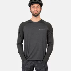 Endura Singletrack LS MTB Radtrikot -Fox Racing Verkaufsladen Endura Singletrack LS MTB Jersey Jerseys PewterGrey SS22 E3214PW 4 2