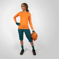 Endura Women's Singletrack LS Jersey -Fox Racing Verkaufsladen Endura Women s Singletrack LS Jersey Jerseys Harvest SS23 E6221OH 2