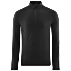 Fohn Föhn Merino Baselayer (langarm, RV, 250 G/m²) -Fox Racing Verkaufsladen Fohn Merino Long Sleeve Zip Baselayer 250 Base Layers Black AW18 SK0086BLACKS