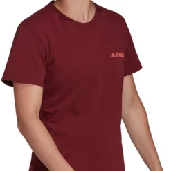 Adidas Terrex Women's Mountain FU Tee -Fox Racing Verkaufsladen H50941 APP on model walking white