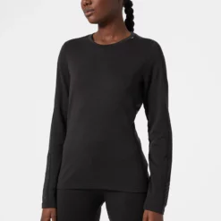 Helly Hansen Women's Lifa Merino Lightweight Crew Baselayer -Fox Racing Verkaufsladen Helly Hansen Women s Lifa Merino Lightweight Crew Baselayer Base Layers Black AW22 1