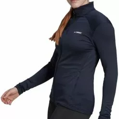 Adidas Terrex Women's Multi Primegreen Full Zip Jacket -Fox Racing Verkaufsladen Navy204