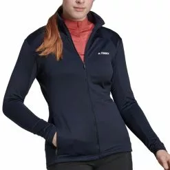 Adidas Terrex Women's Multi Primegreen Full Zip Jacket -Fox Racing Verkaufsladen Navy205
