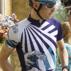 Primal Great Wave Sport Cut Trikot -Fox Racing Verkaufsladen Primal Great Wave Sport Cut Jersey Short Sleeve Jerseys Blue White SS18 GRE1J20MS 3
