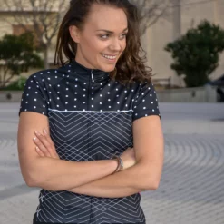 Primal PolkaLine Kurzarmtrikot Für Frauen 11 Primal PolkaLine Kurzarmtrikot Für Frauen -Fox Racing Verkaufsladen Primal Women s PolkaLine Short Sleeve Jersey Short Sleeve Jerseys Black White SS16 POLKJ60W0 5