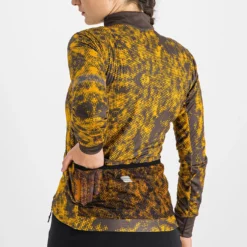 Sportful Escape Supergiara Thermo Radtrikot Frauen -Fox Racing Verkaufsladen Sportful Women s Escape Supergiara Thermal Jersey Jerseys Cacao Golden Oak AW21 S215070011 4