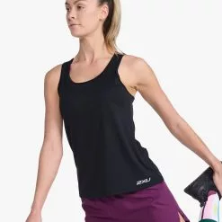 2XU Women's Aero Singlet -Fox Racing Verkaufsladen WR6928a BLK SRF 06
